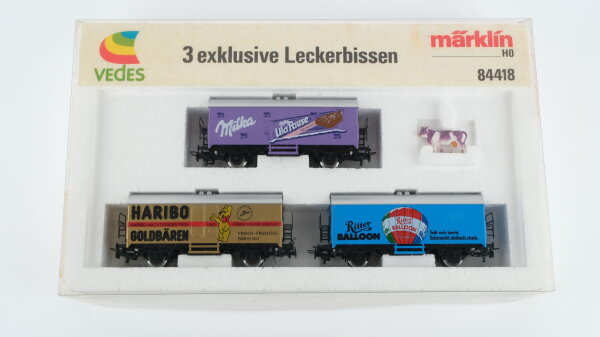 Märklin H0 84418 Güterwagen-Set "3 exklusive Leckerbissen"
