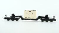Märklin H0 4618 Tiefladewagen mit Übersee-Kiste  SST 53  St 52 der DB