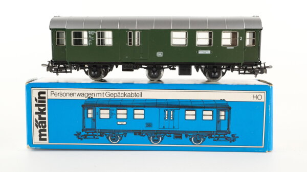 Märklin H0 4080 Personenwagen mit Gepäckabteil 2.KL BD3yge der DB