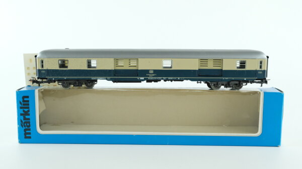 Märklin H0 4093 Gepäckwagen (oceanblau-beige) Düm 902 / Düms 902 der DB (Abbrüche)