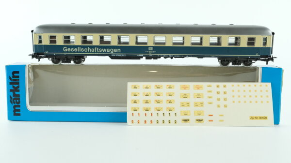 Märklin H0 4175 Reisezugwagen (Gesellschaftswagen) WGm 842.0 der DB