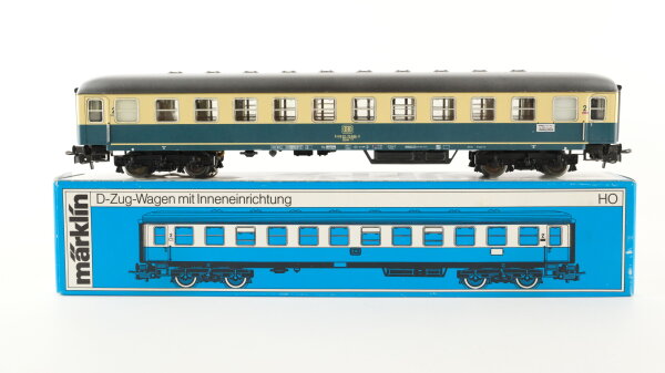 Märklin H0 4112 Reisezugwagen (Schnellzugwagen 2.Kl., 51 80 22-70 566-0) Büm 234 der DB (mit Beleuchtung)