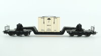 Märklin H0 4618 Tiefladewagen mit Übersee-Kiste...