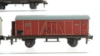 Trix H0 Konvolut Kühlwagen mit Bremserhaus "Lederer-Bräu" Gedeckter Güterwagen mit Bremserhaus Gedeckte Güterwagen Blech Nebenbahn