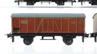 Trix H0 Konvolut Kühlwagen mit Bremserhaus "Lederer-Bräu" Gedeckter Güterwagen mit Bremserhaus Gedeckte Güterwagen Blech Nebenbahn