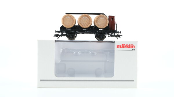Märklin H0 46744 Weinfaßwagen mit Bremserhaus Wagen der DRG Jahreswagen 2003