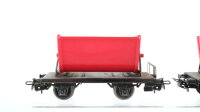 Märklin H0 Konvolut Kipploren Niederbordwagen "364" Hochbordwagen "365" DRB/u.a.