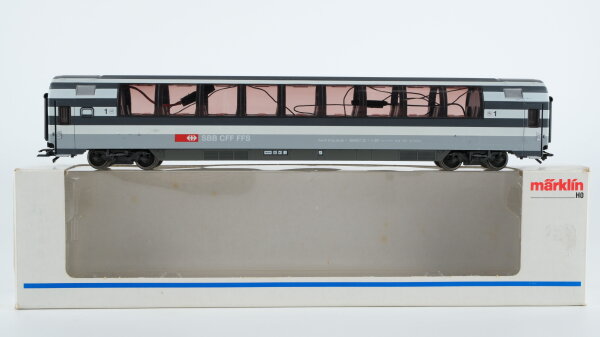 Märklin H0 4365 Aussichtswagen 1. Kl. (EuroCity-Panoramawagen) Apm der SBB