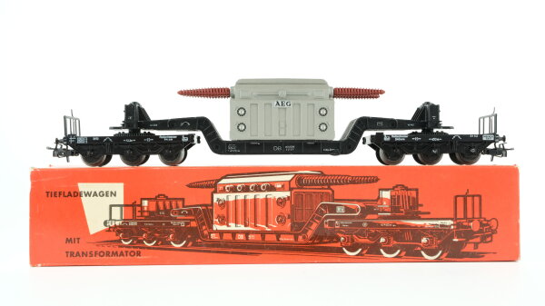 Märklin H0 4617 Tiefladewagen mit Transformator  SST 53  St 52 der DB