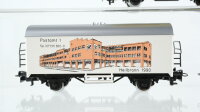 Märklin H0 Konvolut Kühlwagen "Postamt 1 500 Jahre Post Mit Kabelanschluß mehr erleben"