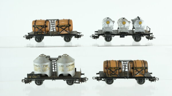 Märklin H0 Konvolut Weinfasswagen Silowagen "Braunkohlenstaub" Behältertragewagen "Bayer" DB/u.a.