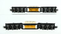 Märklin H0 Konvolut Schwerlastwagen mit Überseekiste DB