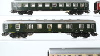 Märklin H0 Konvolut Personenwagen "TEE" 1.Kl. Schlafwagen blau Speisewagen "DSG" Personenwagen Packwagen grün DB/u.a.