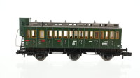 Fleischmann N 8094 Abteilwagen 3. Kl m. Bremserhaus C3Pr89 DRG