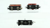 Märklin H0 Konvolut Kranwagen "366" Schotterwagen "367" Hühnerwagen "386"