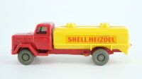 Wiking H0 Konvolut Fahrzeuge GK 533/2 Tankwagen Shell Heizöl, 802/4 Tankzug Shell