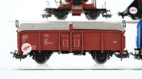 Märklin H0 Konvolut Schotterwagen Kipplore Schiebedachwagen Gedeckter Güterwagen "Ford" DB