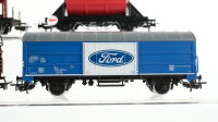 Märklin H0 Konvolut Schotterwagen Kipplore Schiebedachwagen Gedeckter Güterwagen "Ford" DB