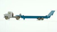 Wiking H0 alter Tieflade Sattelzug mit US-Zugmaschine GK 490/9 C 1960-1962