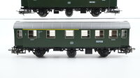 Märklin H0 Konvolut Personenwagen 1./2.Kl. 2.Kl. Personenwagen mit Stückgutabteil 2.Kl. 3achsig Packwagen mit Zugschluss DB
