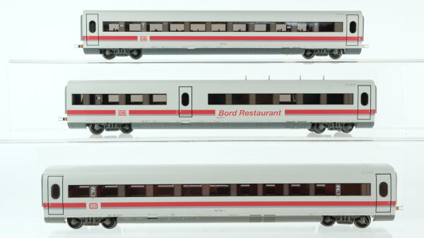 Märklin H0 Konvolut "ICE" Grossraumwagen 1.Kl. Grossraumwagen 2.Kl. Bord Restaurant DB