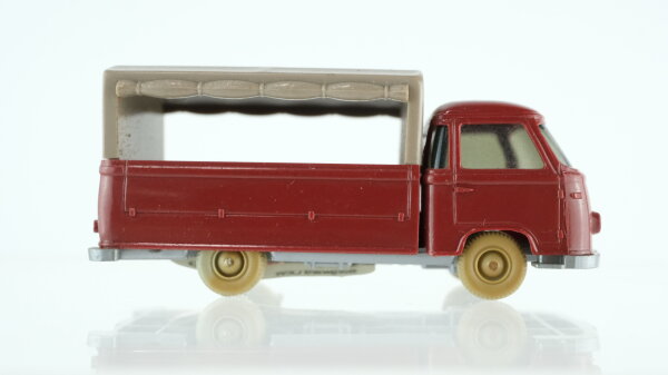 Wiking H0 Borgward LKW mit Plane weinrot GK 270/2 B 1962 (Mängel)