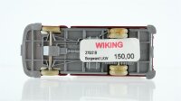 Wiking H0 Borgward LKW mit Plane weinrot GK 270/2 B 1962 (Mängel)