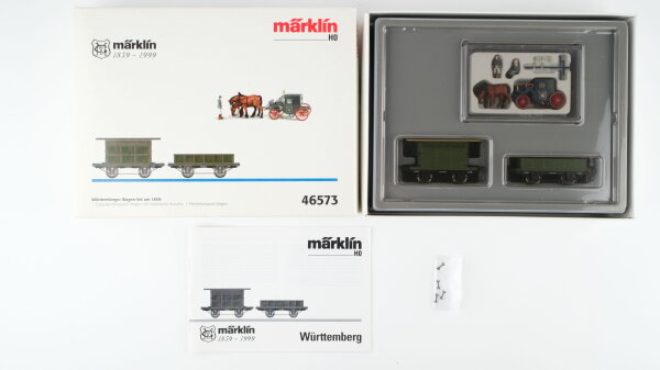 Märklin H0 46573 Württemberger Wagen-Set um 1859 K.W.St.E.