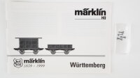Märklin H0 46573 Württemberger Wagen-Set um 1859 K.W.St.E.