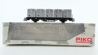 Piko H0 54425 Behältertragwagen BT 91-10-03 mit 5...