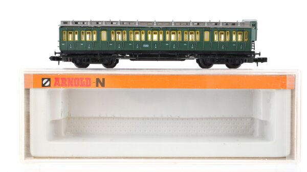Arnold N 3391 Abteilwagen 3. Kl mit Bremserhaus C4 K.P.E.V.