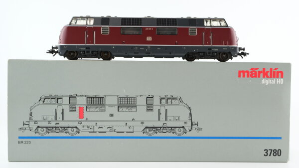 Märklin H0 3780 Diesellokomotive BR 220 007-9 DB Wechselstrom Digital