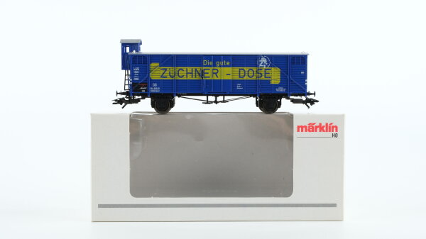 Märklin H0 46159 Gedeckter Güterwagen mit Bremserhaus Züchner  Wagen der DB Insider Jahreswagen 2000