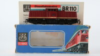Berliner TT Bahnen TT 2540 Diesellok BR 110 104-7 DR...