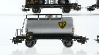 Märklin H0 Konvolut Kesselwagen "Esso BP Shell" Behältertragewagen "Bayer" Silowagen "Braunkohlenstaub" DB