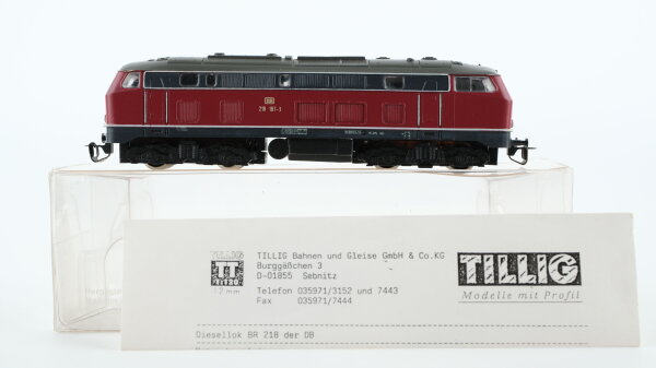 Tillig TT Diesellok BR 218 rot DB (in EVP)