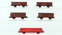 Roco H0 Konvolut Klappdeckelwagen Hochbordwagen...