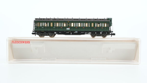 Fleischmann N 8086 Abteilwagen 3. Kl mit Bremserhaus C4 pr04 DRG