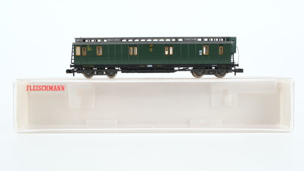 Fleischmann N 8088 Postwagen mit Bremserhaus Post 4-b/17 DRG