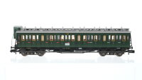 Fleischmann N 8086K Abteilwagen 3. Kl mit Bremserhaus C4...