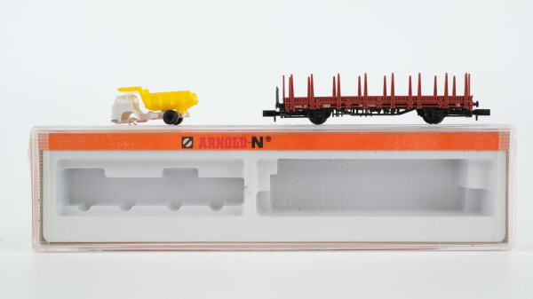 Arnold N 4477 Rungenwagen Ladung: 1 Muldenkipper Kbs 442 DB  (2.Kipper fehlt)