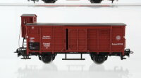 Märklin H0 Konvolut Kühlwagen "Brauhaus Dinkelsbühl" Kesselwagen "Esso" Gedeckte Güterwagen mit Bremserhaus DB/DR/Länderbahn