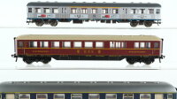 Fleischmann H0 Konvolut Speisewagen "DSG" Grossraumwagen 1.Kl. blau Personenwagen "Silberling" 1./2.Kl. DB