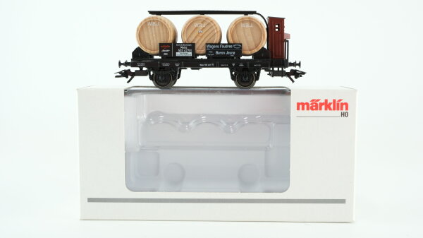 Märklin H0 46744 Weinfaßwagen mit Bremserhaus Wagen der DRG Jahreswagen 2003