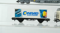 Märklin H0 Konvolut Containertragewagen "Conrad" Bierwagen "Ganter" Schwerlast-Niederbordwagen "Holzstämme" SBB-CFF/DB
