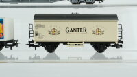 Märklin H0 Konvolut Containertragewagen "Conrad" Bierwagen "Ganter" Schwerlast-Niederbordwagen "Holzstämme" SBB-CFF/DB