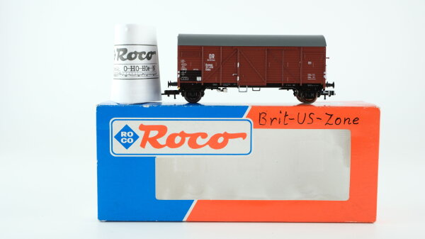 Roco H0 46969 Gedeckter Güterwagen Gmhs Brit.-US-Zone DR
