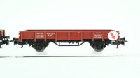Märklin H0 Konvolut Niederbordwagen braun 2achsig DB
