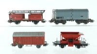 Märklin H0 Konvolut Schwerölwagen Autotransportwagen Gedeckter Güterwagen Schotterwagen DB