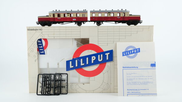 Liliput H0 17702 Akku Triebwagenzug BR BC3 C3 Wittfeld DRG Gleichstrom
